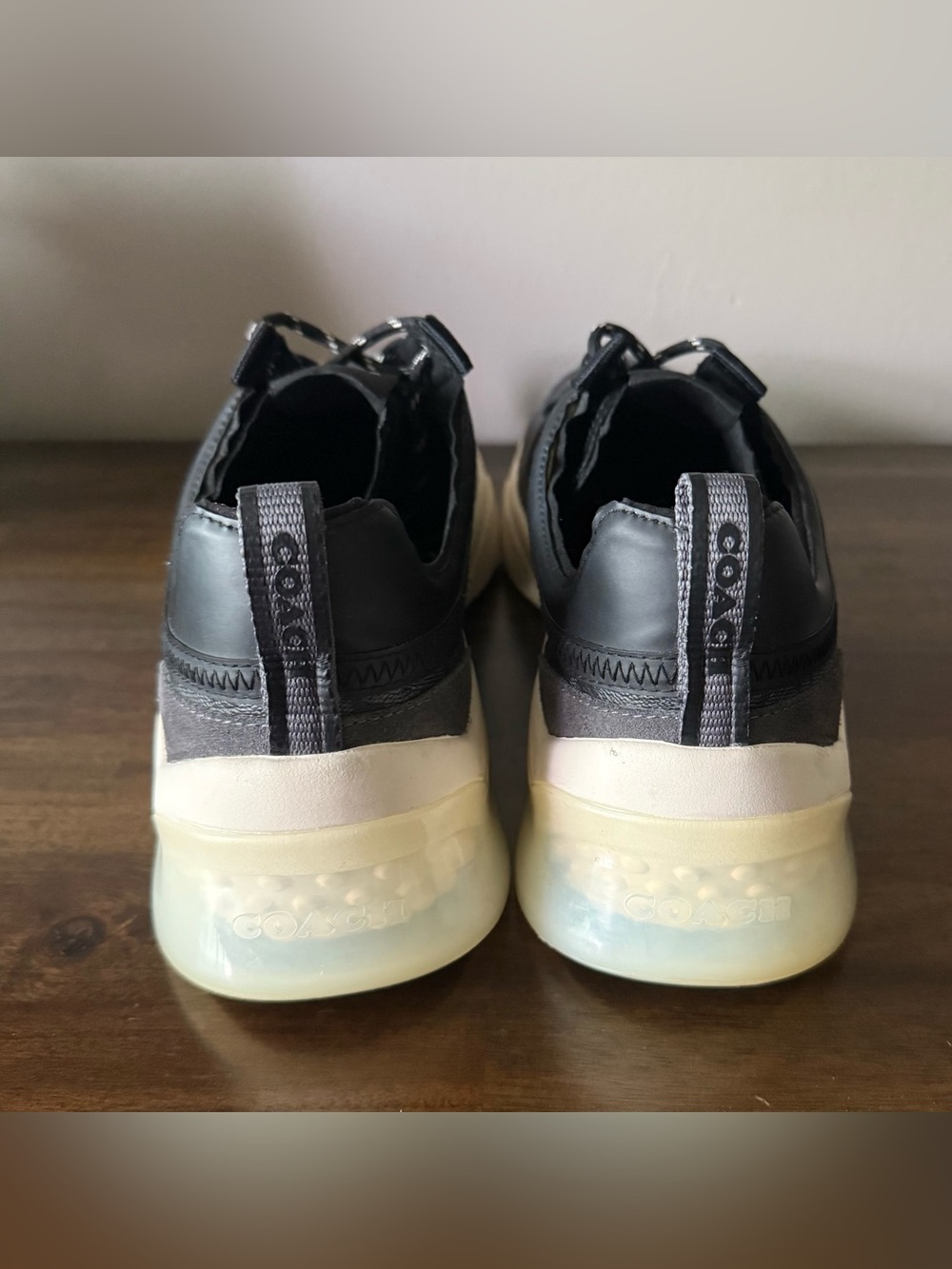 Coach City Sole Signature Runner Charcoal/Black Men’s Sneakers Size 13D. - Picture 6 of 10